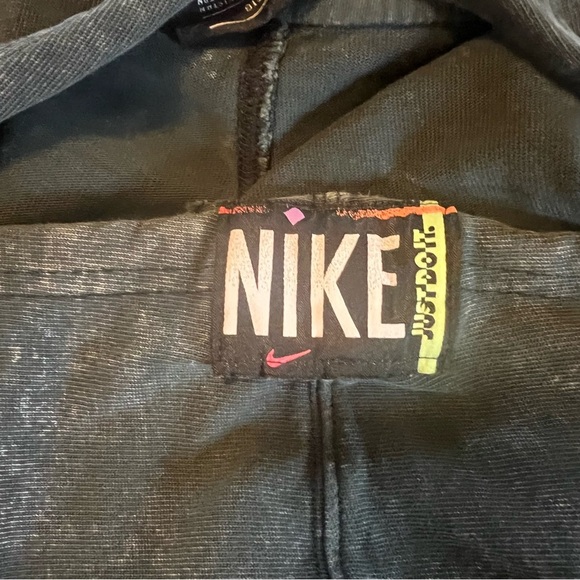Nike Charcoal Center Swoosh Hoodie - Overdye Cropped Boxy - Men’s XXL - Picture 8 of 10